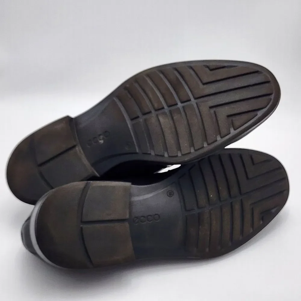 ECCO VITRUS III LOAFER SLIP ON SHOE MENS in Black SIZE US 12 (EU 46) SEE‎ PHOTOS